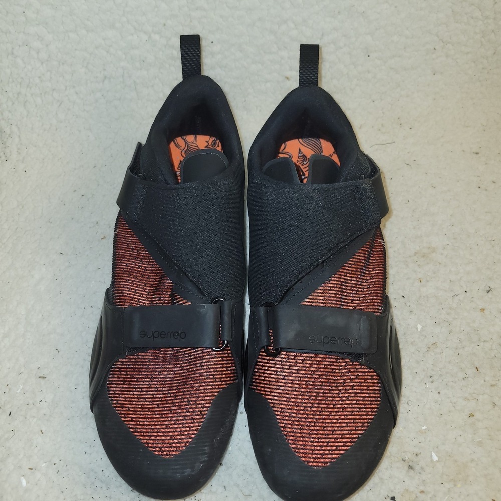 Nike SuperRep Cycle Indoor Cycling‎ Shoes Mens Size 12.5 Black Orange Spin...